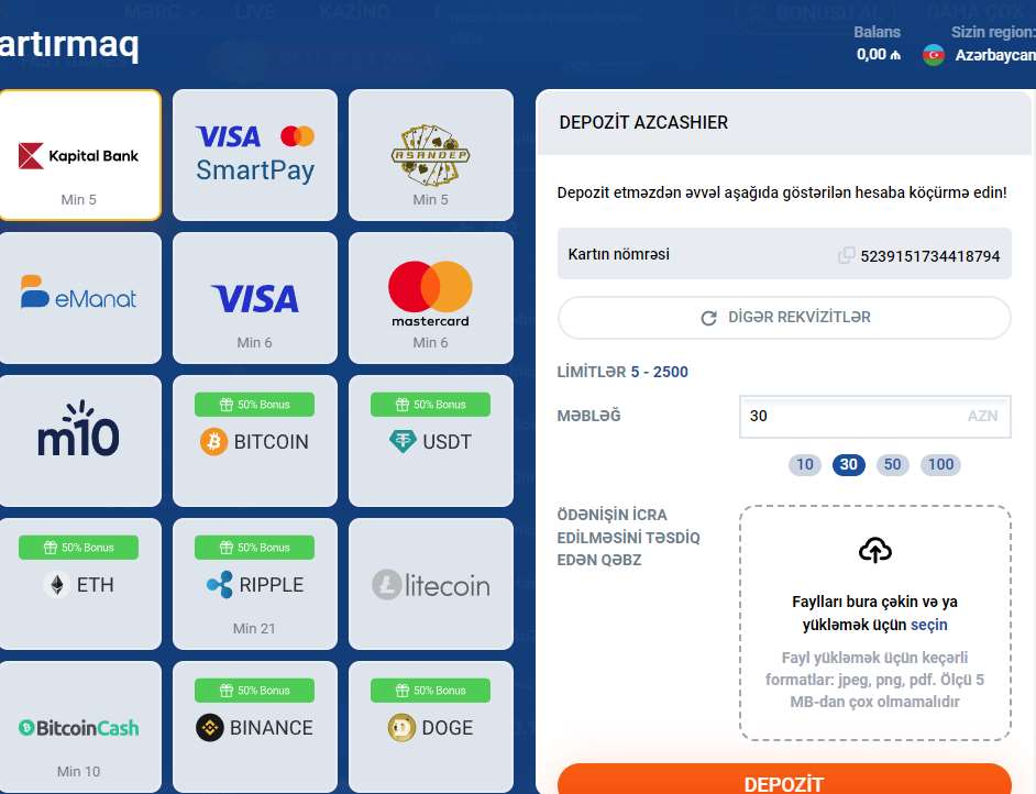 payments mostbet